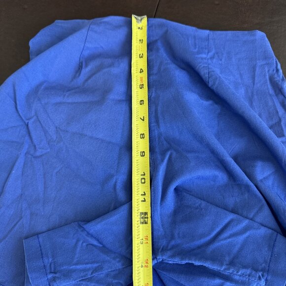 Vintage Lorendu Womens Blue Wrap Skort With Ring Detail Size L - Picture 7 of 7